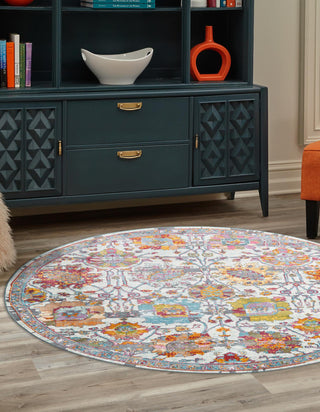 Unique Loom Paragon T-PRGN6 Multi Area Rug Round Lifestyle Image