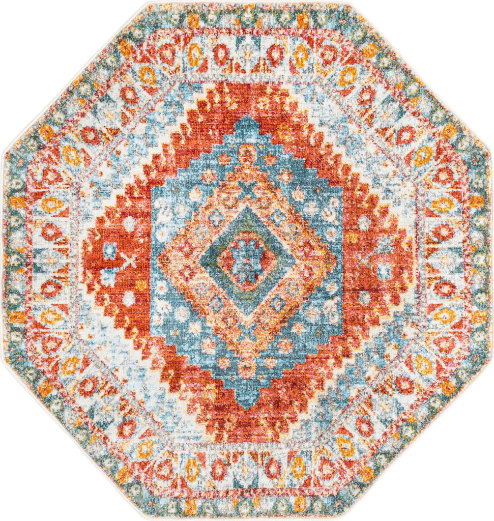Unique Loom Paragon T-PRGN7 Salmon Area Rug main image