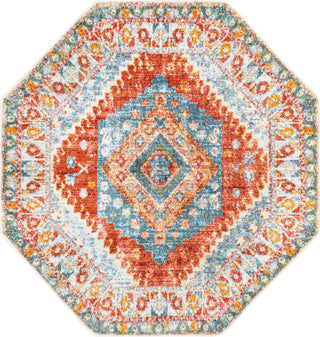 Unique Loom Paragon T-PRGN7 Salmon Area Rug main image