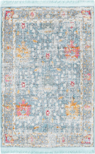 Unique Loom Paragon T-PRGN8 Blue Area Rug Rectangle Lifestyle Image