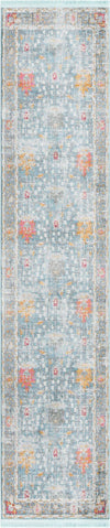 Unique Loom Paragon T-PRGN8 Blue Area Rug Runner Top-down Image