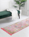 Unique Loom Paragon T-PRGN8 Pink Area Rug Runner Lifestyle Image