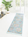 Unique Loom Paragon T-PRGN9 Blue Area Rug Runner Lifestyle Image