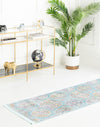 Unique Loom Paragon T-PRGN9 Blue Area Rug Runner Lifestyle Image