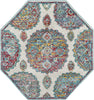 Unique Loom Paragon T-PRGN9 Cream Area Rug Octagon Top-down Image