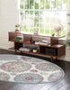 Unique Loom Paragon T-PRGN9 Cream Area Rug Oval Lifestyle Image