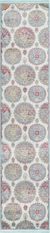Unique Loom Paragon T-PRGN9 Cream Area Rug Runner Top-down Image