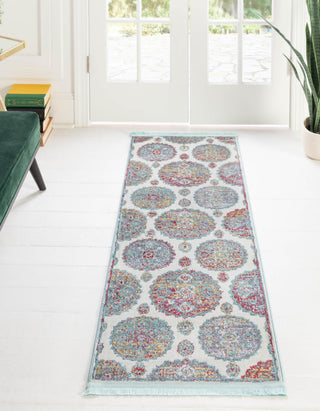 Unique Loom Paragon T-PRGN9 Cream Area Rug Runner Lifestyle Image