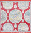 Unique Loom Paragon T-PRGN9 Red Area Rug Square Top-down Image