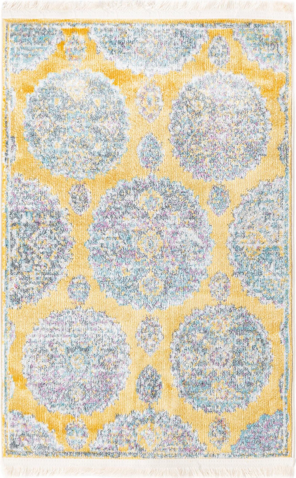 Unique Loom Paragon T-PRGN9 Yellow Area Rug main image