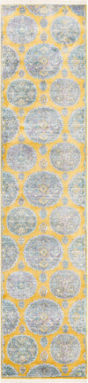 Unique Loom Paragon T-PRGN9 Yellow Area Rug Runner Top-down Image