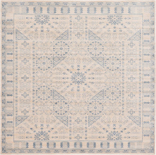 Unique Loom Paris T-G370b Beige Area Rug Square Lifestyle Image