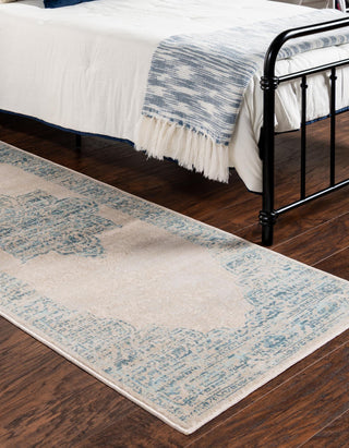 Unique Loom Paris T-G372 Beige Area Rug Runner Lifestyle Image