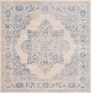 Unique Loom Paris T-G372 Beige Area Rug Square Lifestyle Image