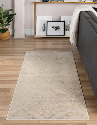 Unique Loom Paris T-G376B Gray Area Rug Runner Lifestyle Image