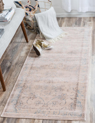 Unique Loom Paris T-G382A Beige Area Rug Runner Lifestyle Image