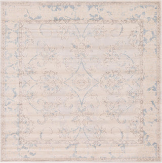 Unique Loom Paris T-G382A Beige Area Rug Square Lifestyle Image