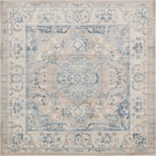 Unique Loom Paris T-G441A Dark Gray Area Rug Square Lifestyle Image