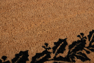 Momeni Park Holly Border PAR-5 Black Area Rug by Erin Gates Close up