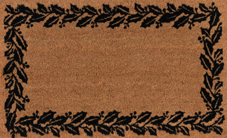 Momeni Park Holly Border PAR-5 Black Area Rug by Erin Gates Main Image