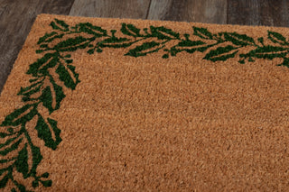 Momeni Park Holly Border PAR-5 Green Area Rug by Erin Gates Corner Image