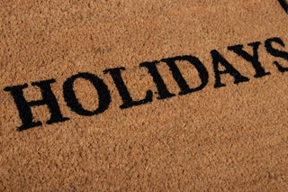 Momeni Park Holiday Greeting PAR-8 Black Area Rug by Erin Gates Close up