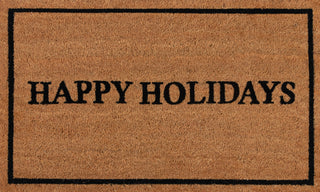 Momeni Park Holiday Greeting PAR-8 Black Area Rug by Erin Gates Main Image