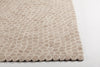 Chandra Patagonia PAT-46801 White Brown Beige Area Rug Corner Shot Feature