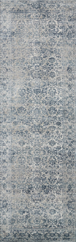 Loloi Patina PJ-06 Sky/Stone Area Rug 2'7''x 8'0'' Runner