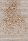 Surya Peachtree PCH-1001 Burnt Orange Taupe Lime Cream Area Rug main image