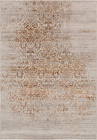 Surya Peachtree PCH-1001 Burnt Orange Taupe Lime Cream Area Rug main image