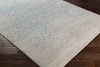 Surya Peachtree PCH-1002 Sky Blue Taupe Dark Brown Cream Area Rug Corner Image