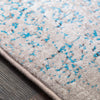 Surya Peachtree PCH-1002 Sky Blue Taupe Dark Brown Cream Area Rug Texture Image