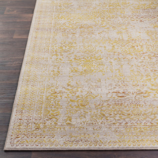 Surya Peachtree PCH-1007 Lime Taupe Burnt Orange Cream Area Rug Detail Image