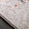 Surya Peachtree PCH-1011 Burnt Orange Dark Brown Taupe Cream Area Rug Texture Image