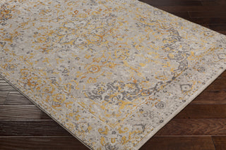 Surya Peachtree PCH-1012 Burnt Orange Dark Brown Lime Taupe Area Rug Corner Image