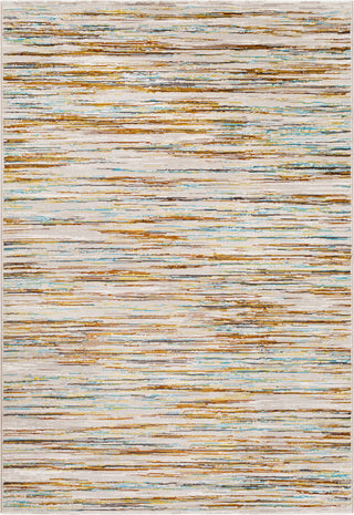 Surya Peachtree PCH-1014 Burnt Orange Lime Taupe Cream Dark Brown Sky Blue Area Rug main image