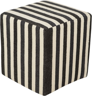 Surya Picnic PCPF-008 Black Pouf