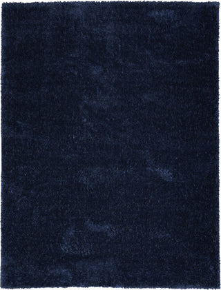 Nourison Pacific Shag PCS01 Navy Area Rug Room Image