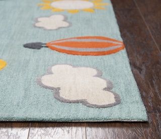 Rizzy Play Day PD587A Aqua Area Rug 