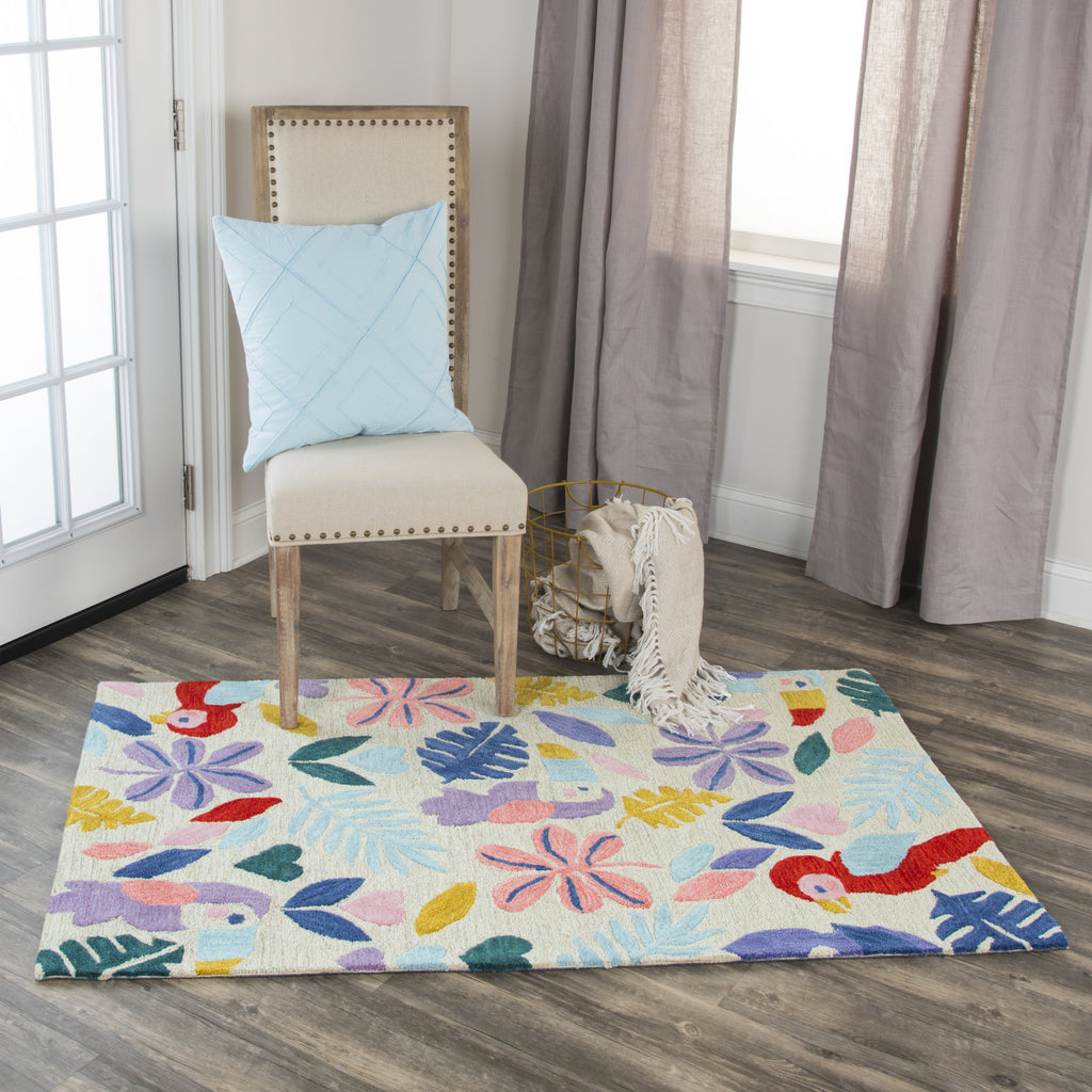 Rizzy Play Day PD696B Ivory Area Rug  Feature