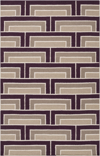 Surya Paddington PDG-2005 Eggplant Area Rug by Florence Broadhurst 5' x 8'