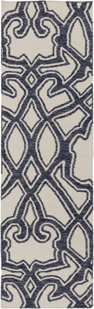 Surya Paddington PDG-2009 Navy Area Rug by Florence Broadhurst 2'6'' x 8' Runner