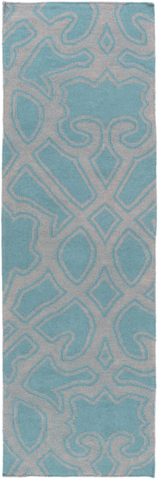 Surya Paddington PDG-2012 Teal Area Rug by Florence Broadhurst 2'6'' x 8' Runner