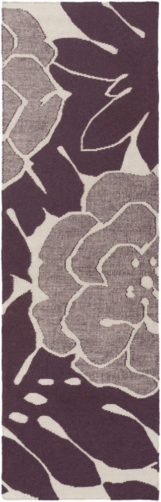 Surya Paddington PDG-2013 Eggplant Area Rug by Florence Broadhurst 2'6'' x 8' Runner