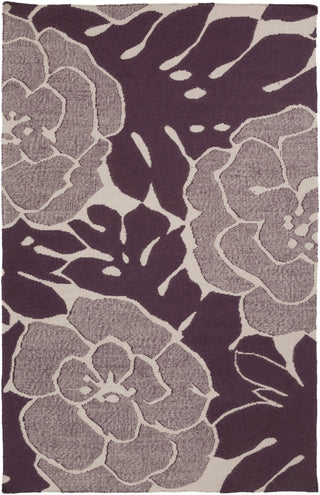 Surya Paddington PDG-2013 Eggplant Area Rug by Florence Broadhurst 5' x 8'