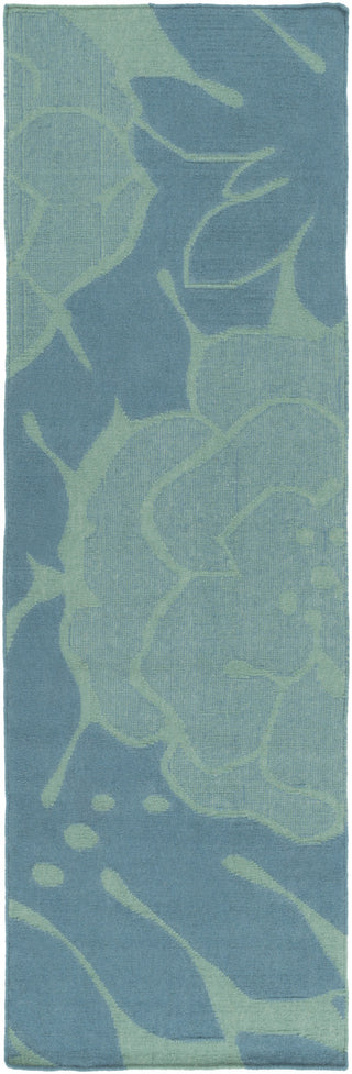 Surya Paddington PDG-2019 Teal Area Rug by Florence Broadhurst 2'6'' x 8' Runner