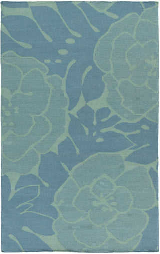 Surya Paddington PDG-2019 Teal Area Rug by Florence Broadhurst 5' x 8'