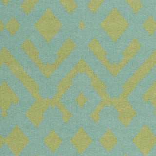 Surya Paddington PDG-2021 Teal Hand Woven Area Rug by Florence Broadhurst Sample Swatch