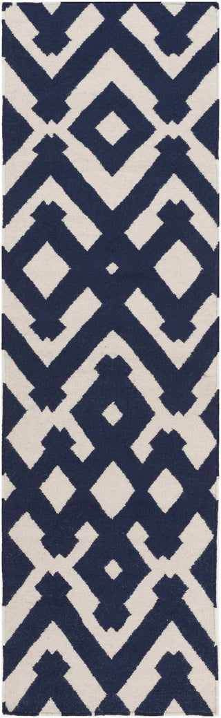 Surya Paddington PDG-2025 Navy Area Rug by Florence Broadhurst 2'6'' x 8' Runner